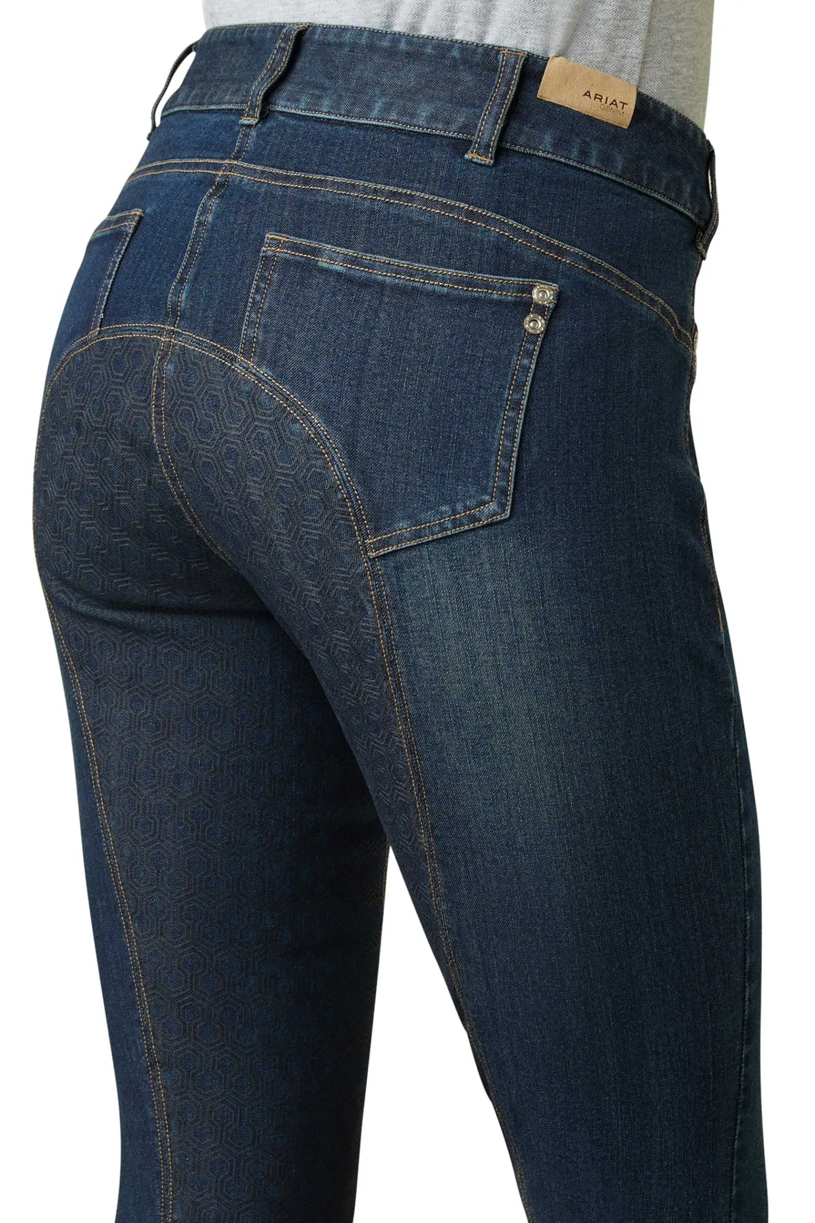 Ariat Halo Denim Damen Vollbesatzreithose*Damen Reitleggings Für Damen