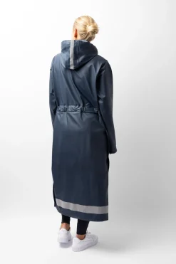 Horze Hazel Langer Damen-Regenmantel mit Schlitzen*Damen Mäntel & Jacken Für Damen