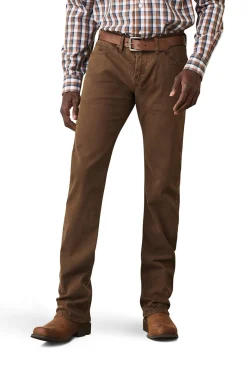 Ariat Herren M7 Str Grizzly Straight Jeans in Olivgrün*Herren Reithosen Für Herren