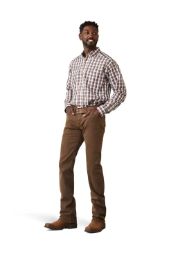 Ariat Herren M7 Str Grizzly Straight Jeans in Olivgrün*Herren Reithosen Für Herren