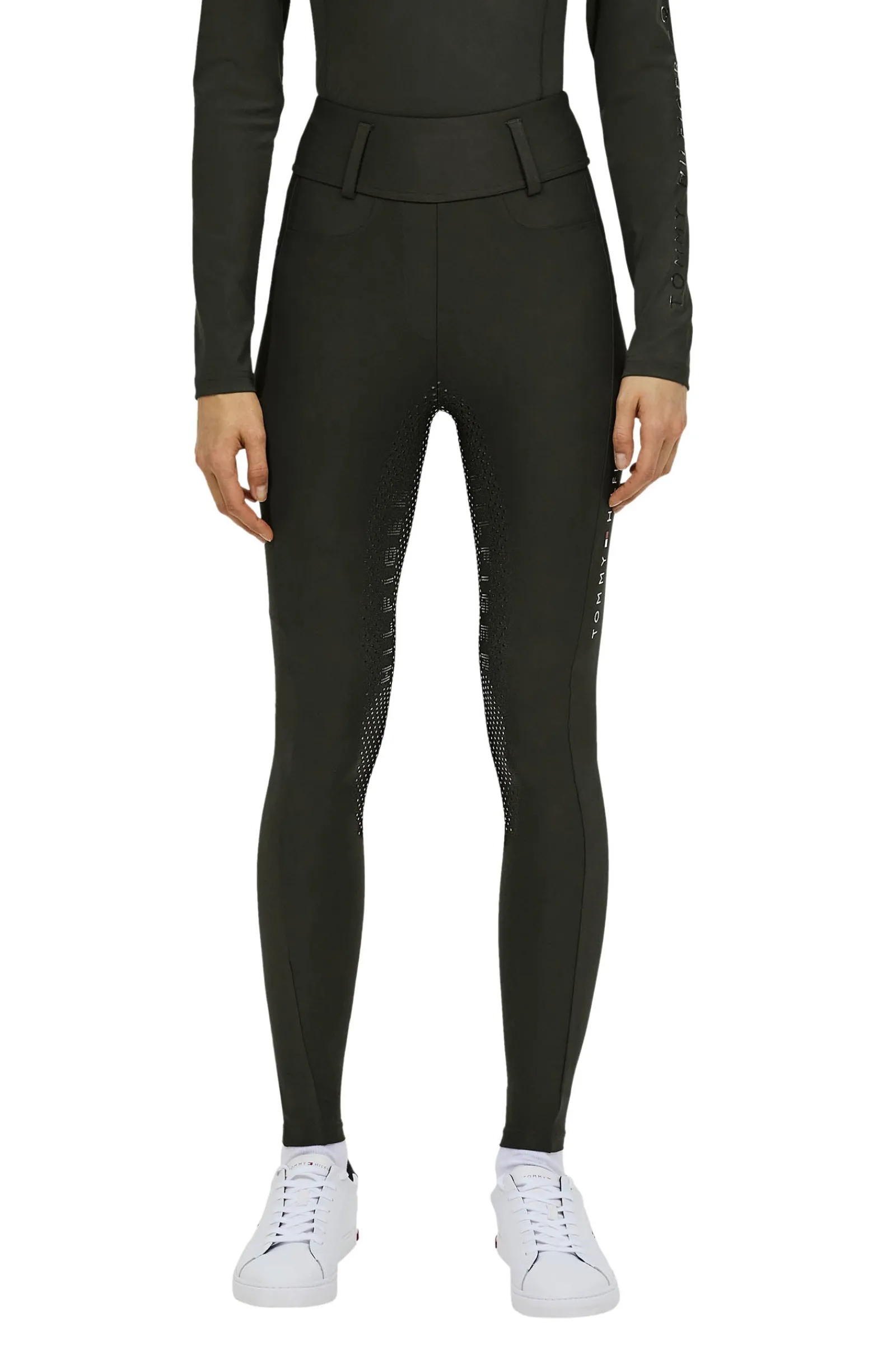 Tommy Hilfiger Equestrian Highland Damen Hybrid-Vollbesatzreithose mit Silikon*Damen Reithose Für Damen Mit Vollbesatz