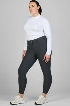 Pikeur Hohe Winter-Reithose mit Grip-Vollbesatz*Damen Thermoreithosen Und -Reitleggins Für Damen