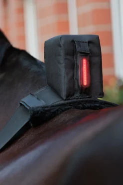Kavalkade Horselight Bauchgurt mit rotem Rücklicht* Reflexausrüstung