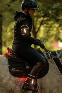 Kavalkade Horselight Beinmanschetten mit weißen und roten Leuchten (2 Stück)* Reflexausrüstung