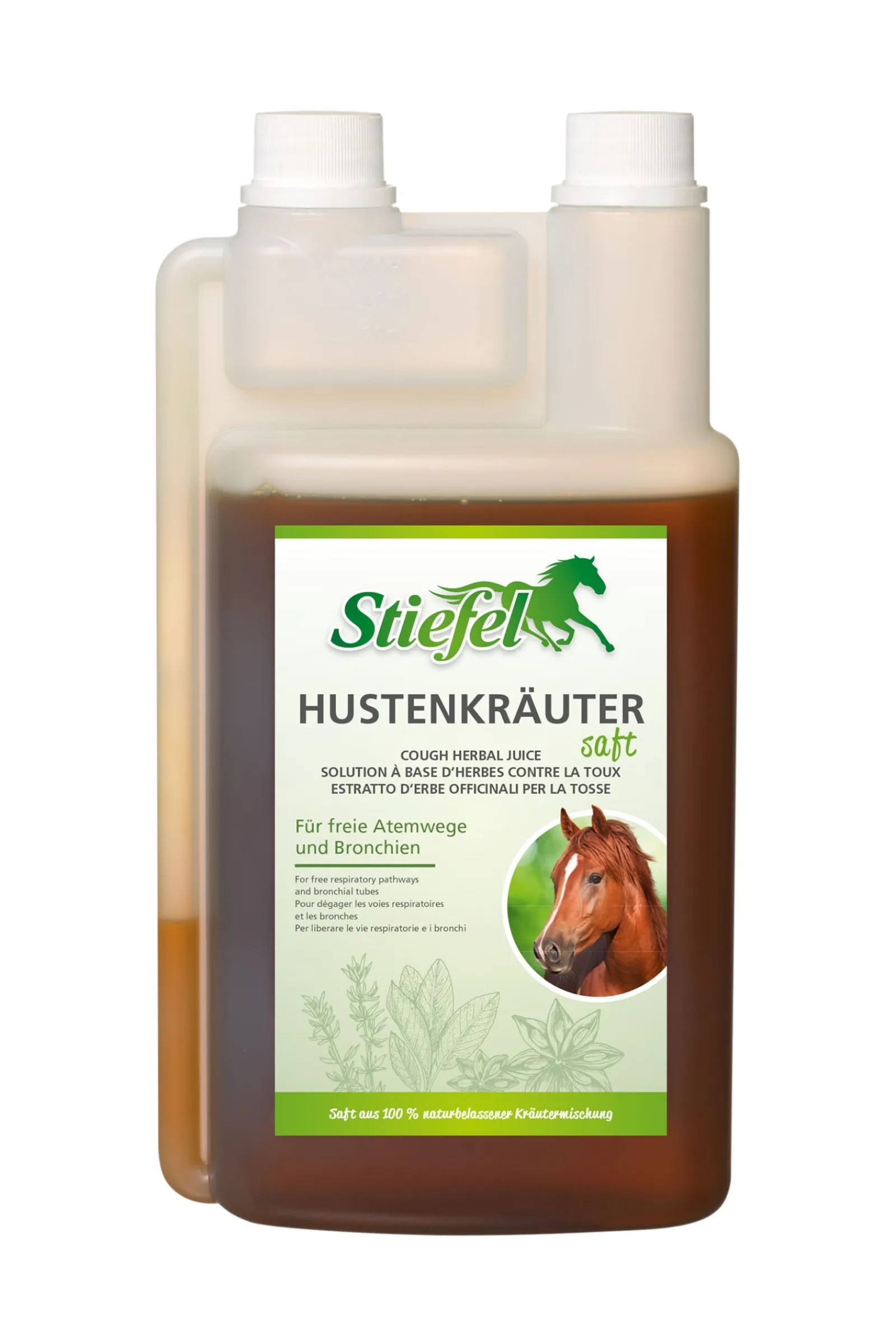 Stiefel Hustenkräuter Saft, 1l* Ergänzungsfuttermittel Für Pferde