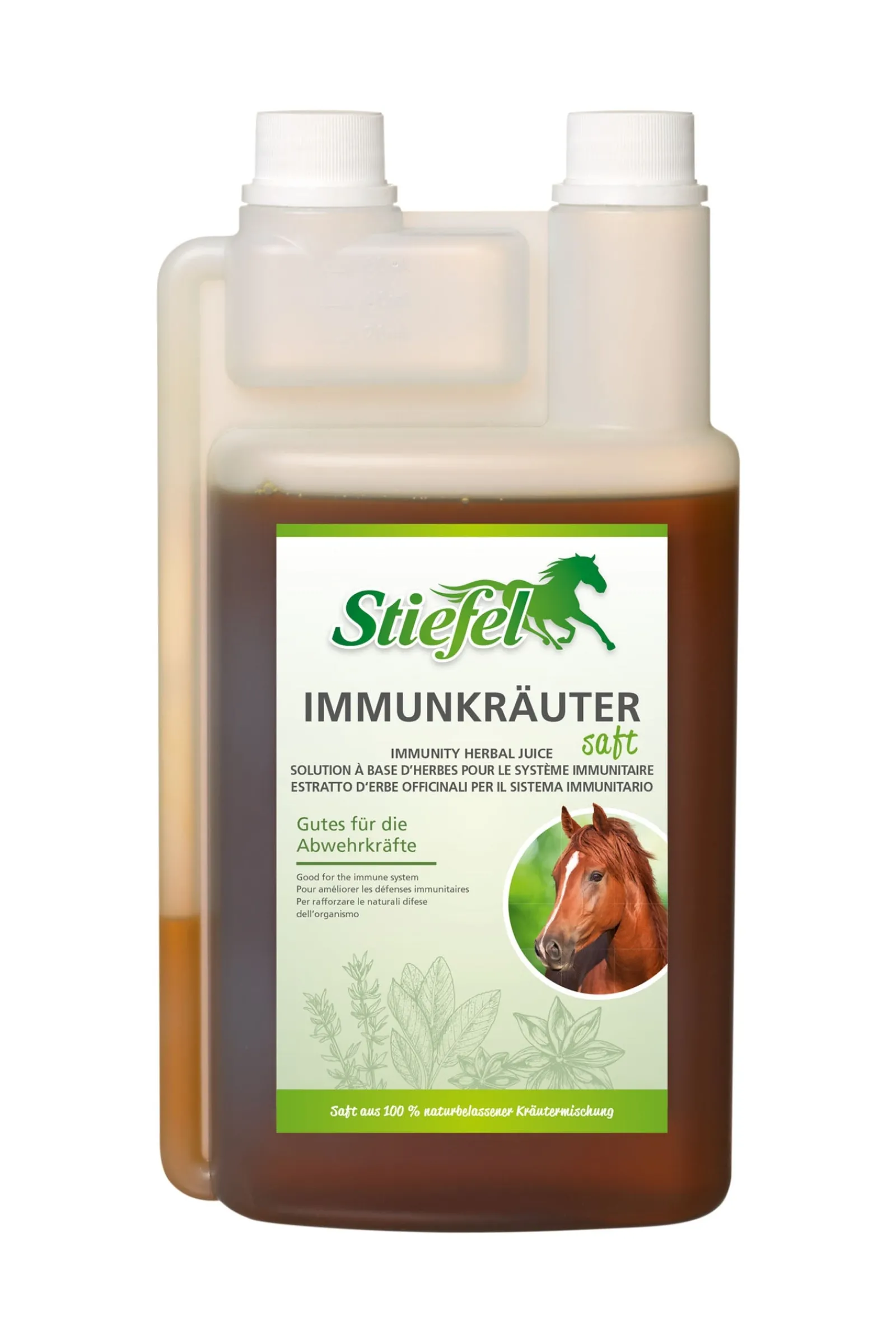 Stiefel Immunkräuter Saft, 1l* Ergänzungsfuttermittel Für Pferde