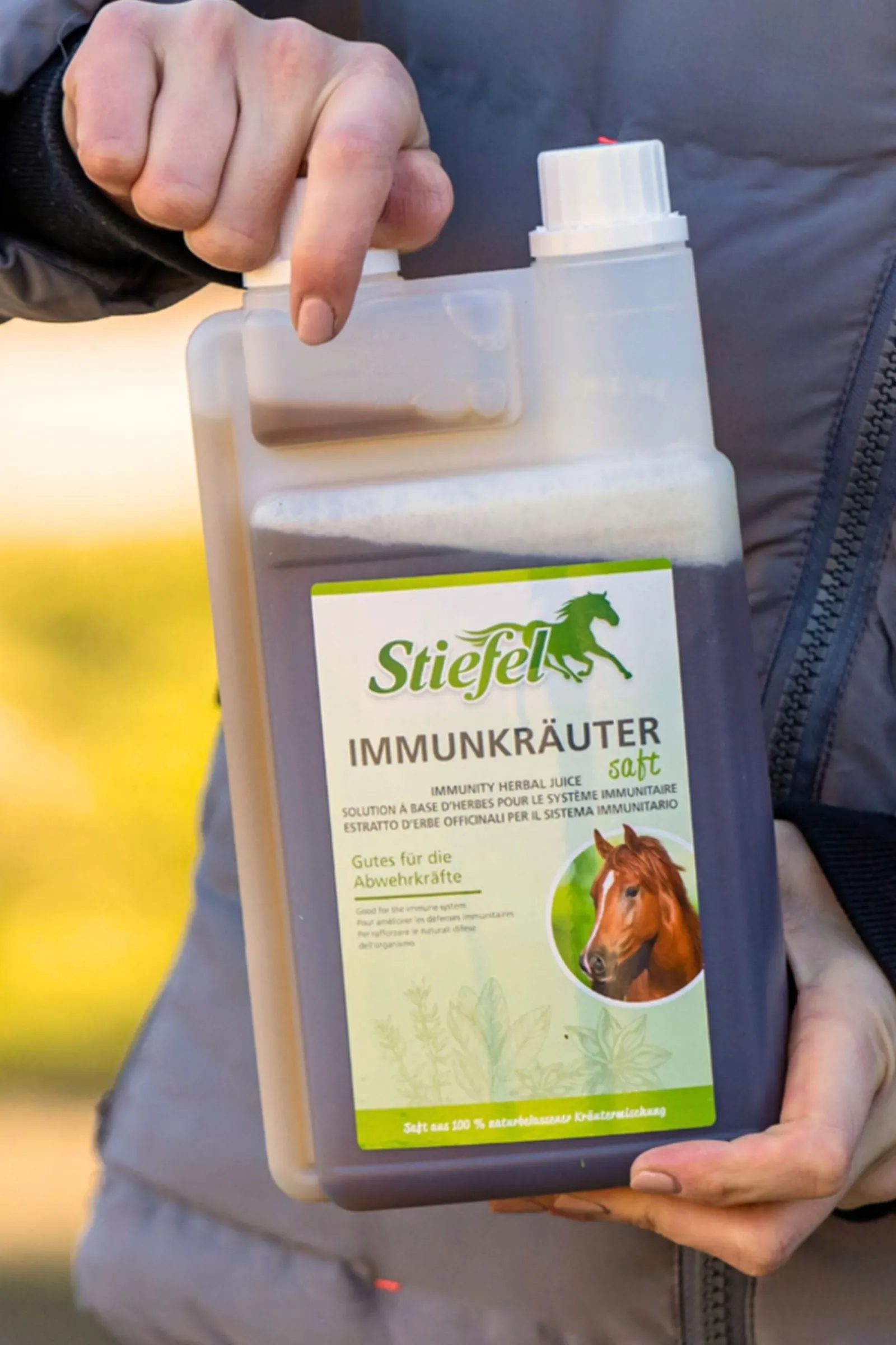 Stiefel Immunkräuter Saft, 1l* Ergänzungsfuttermittel Für Pferde
