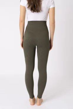 Horze Janine Women's Nathlose Vollbesatz Tights mit Handytasche*Damen Reitleggings Für Damen