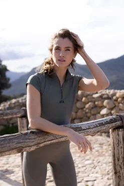 B Vertigo Joelle Damen-Trainingsshirt mit kurzen Ärmeln, UPF 40+*Damen Shirts & Polos Für Damen