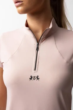 B Vertigo Joelle Damen-Trainingsshirt mit kurzen Ärmeln, UPF 40+*Damen Shirts & Polos Für Damen