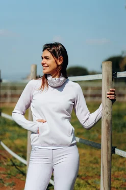 Horze Kaitlin Damen Funktionssweatshirt mit Blumenkragen*Damen Damenpullover & Hoodies