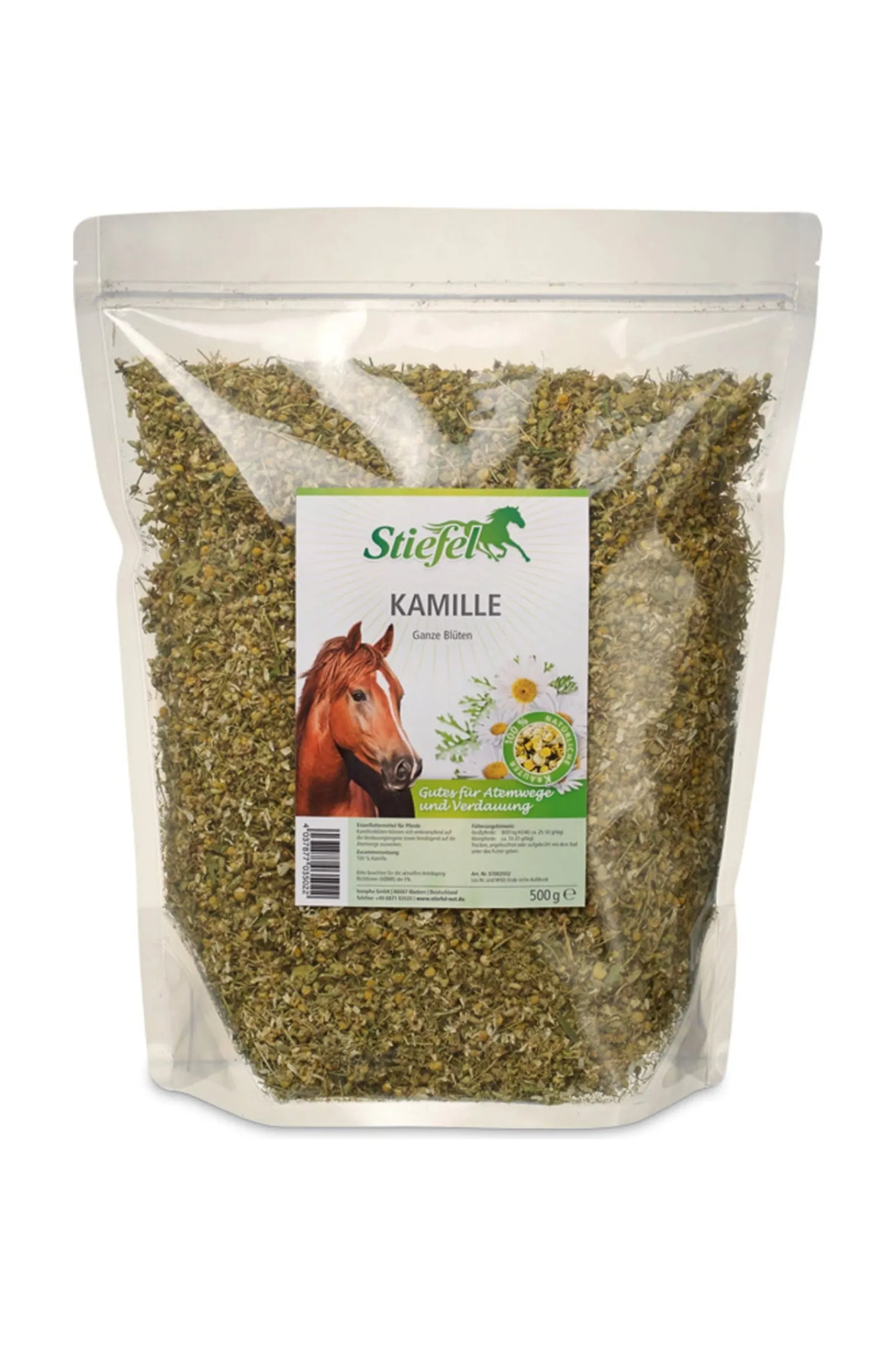 Stiefel Kamille, 500g* Ergänzungsfuttermittel Für Pferde