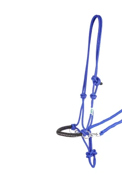 USG Knotted Rope Halter with Reins* Halfter