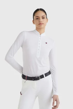 Tommy Hilfiger Equestrian Langarm-Turniershirt*Damen Shirts & Polos Für Damen