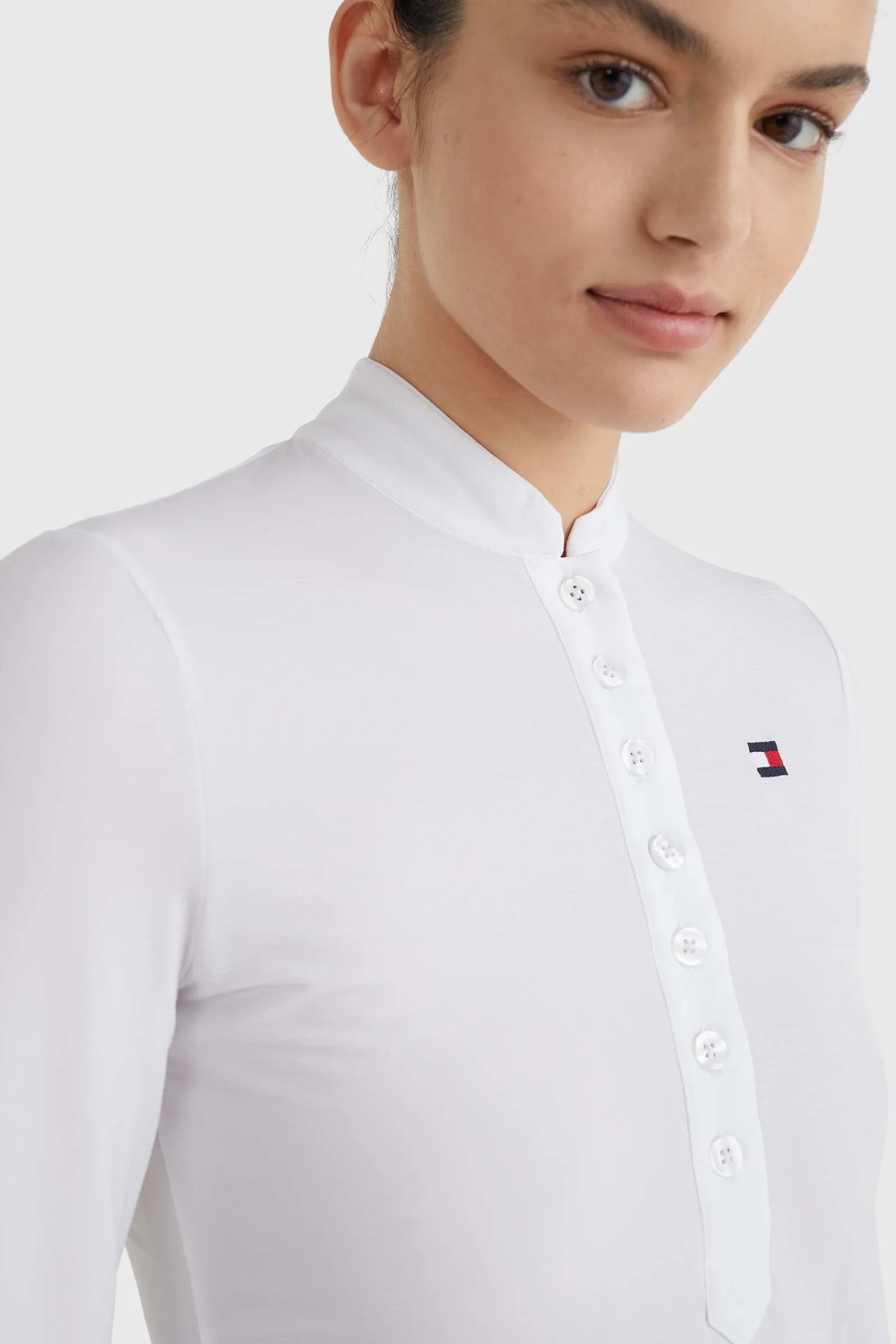 Tommy Hilfiger Equestrian Langarm-Turniershirt*Damen Shirts & Polos Für Damen