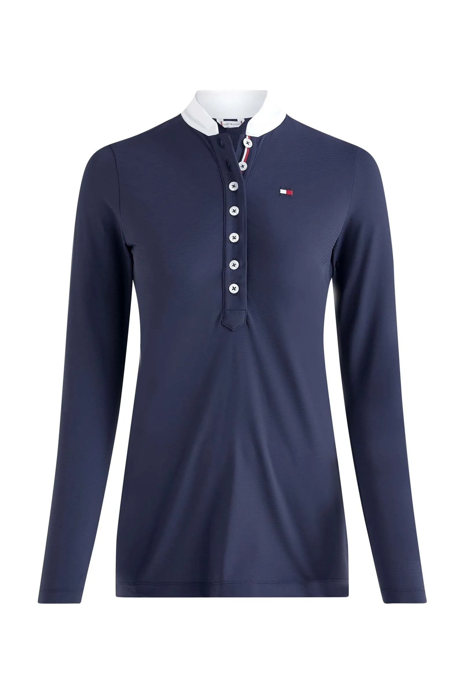Tommy Hilfiger Equestrian Langarm-Turniershirt*Damen Shirts & Polos Für Damen