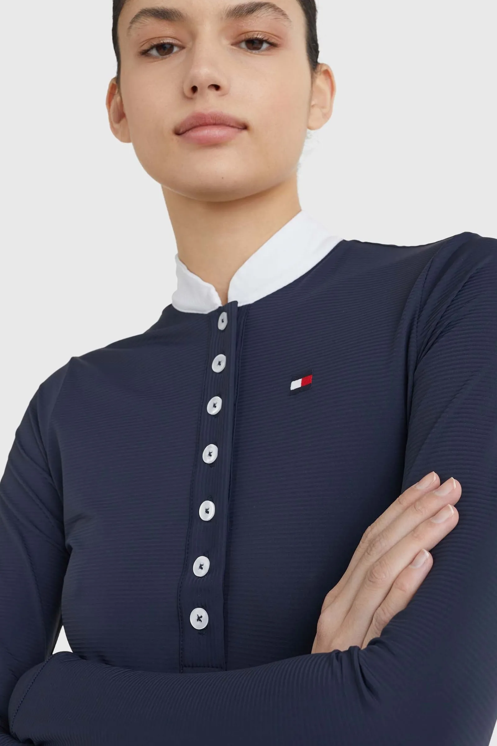 Tommy Hilfiger Equestrian Langarm-Turniershirt*Damen Shirts & Polos Für Damen