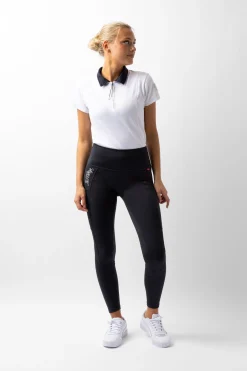 B Vertigo Lara Damen Reitleggings mit Vollbesatz mit hohem Bund*Damen Reitleggings Für Damen