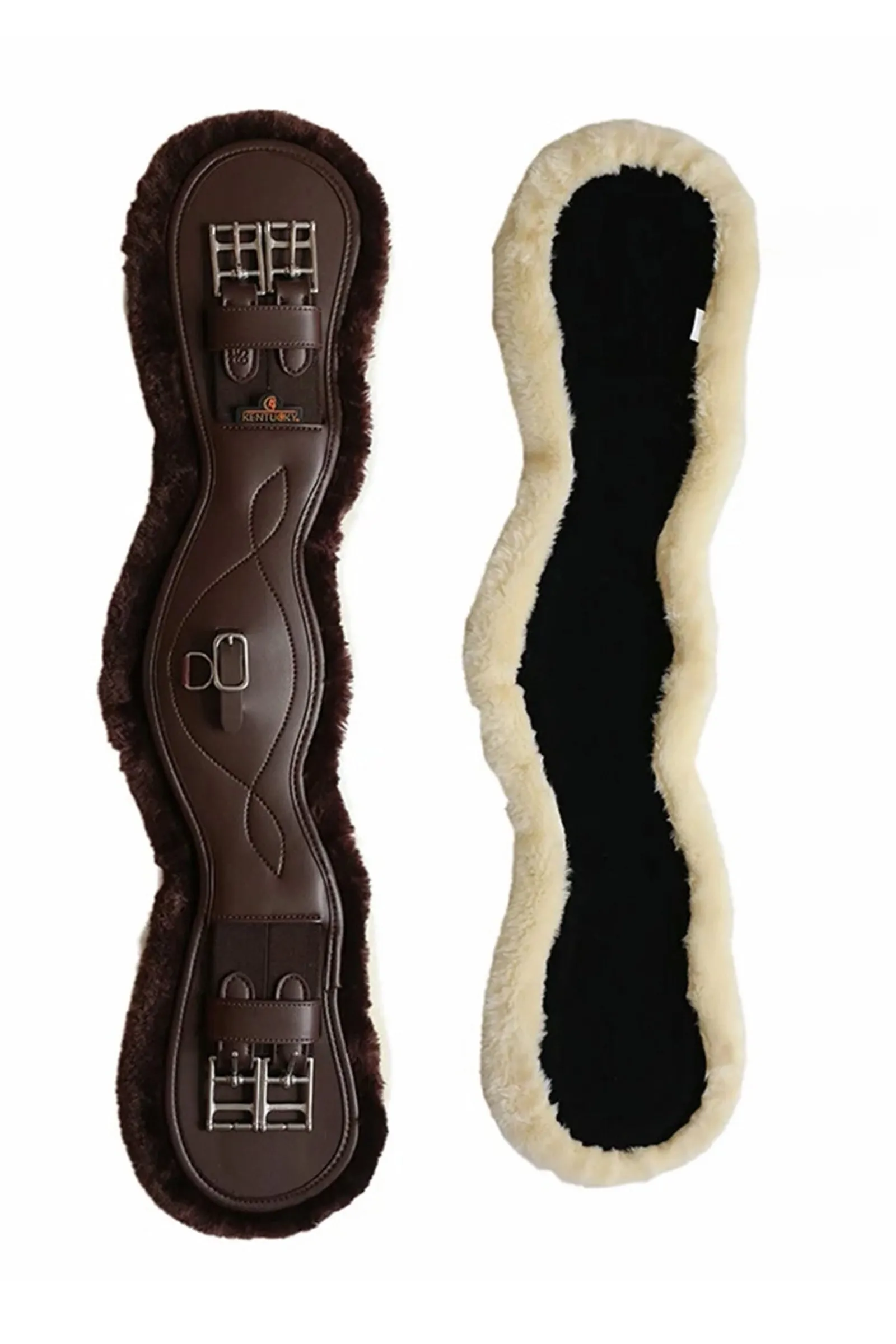 Kentucky Horsewear Lederkurzgurt Sheepskin Dressage* Sattelgurte