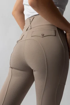 Horze Leonie Damenreithose mit Vollbesatz aus Silikon UPF 40+*Damen Reithose Für Damen Mit Vollbesatz