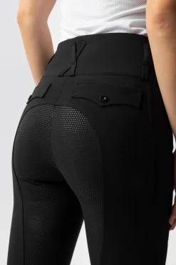 Horze Leonie Damenreithose mit Vollbesatz aus Silikon UPF 40+*Damen Reithose Für Damen Mit Vollbesatz