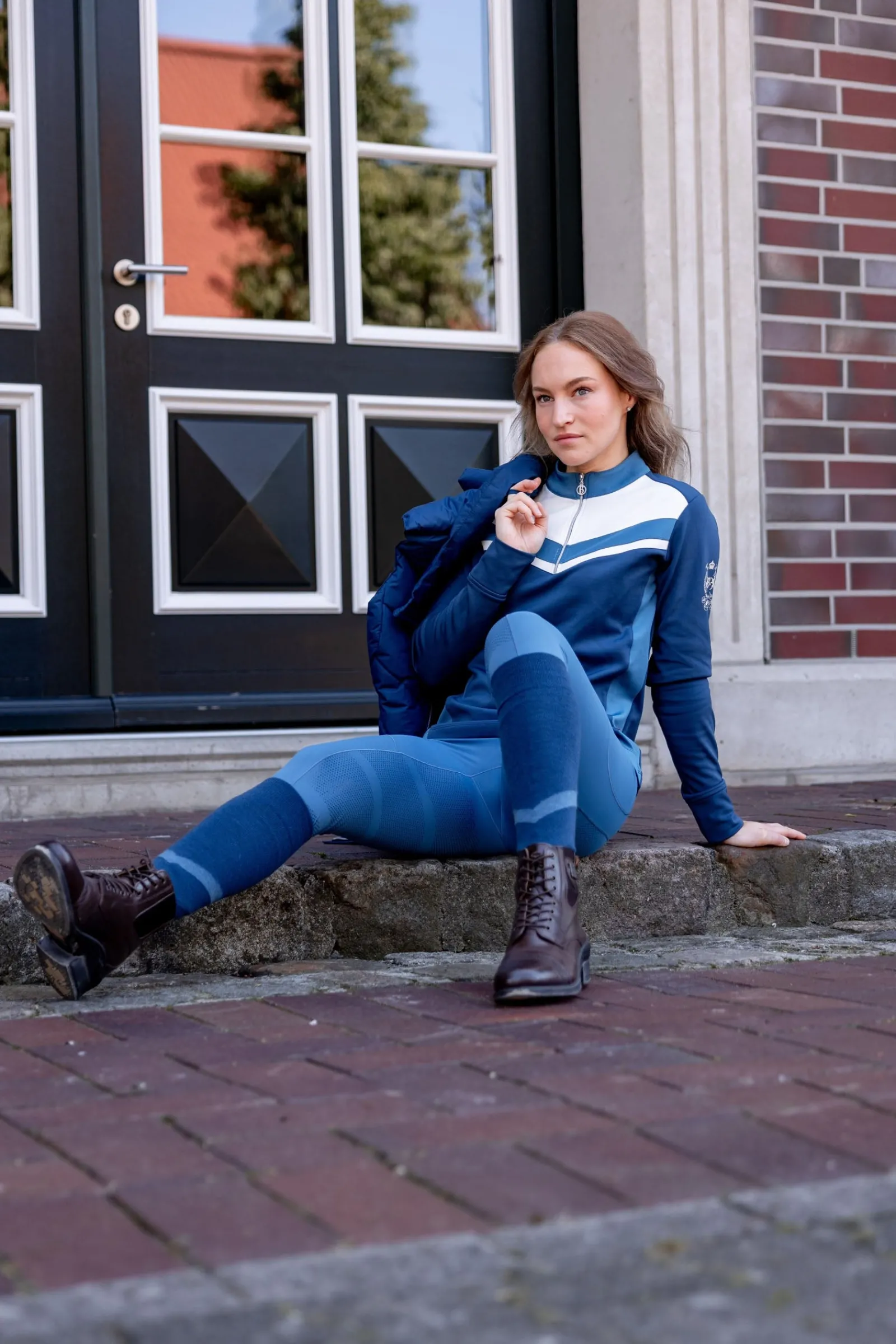 B Vertigo Leonora Damen nahtlose Thermo-Reithosen mit Vollbesatz*Damen Thermoreithosen Und -Reitleggins Für Damen