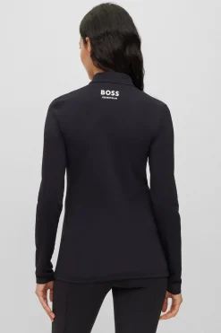 Boss Lia Signature Stripe Damen Trainingsshirt*Damen Shirts & Polos Für Damen