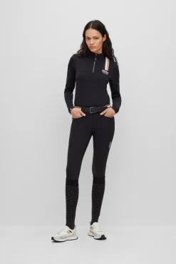 Boss Lia Signature Stripe Damen Trainingsshirt*Damen Shirts & Polos Für Damen