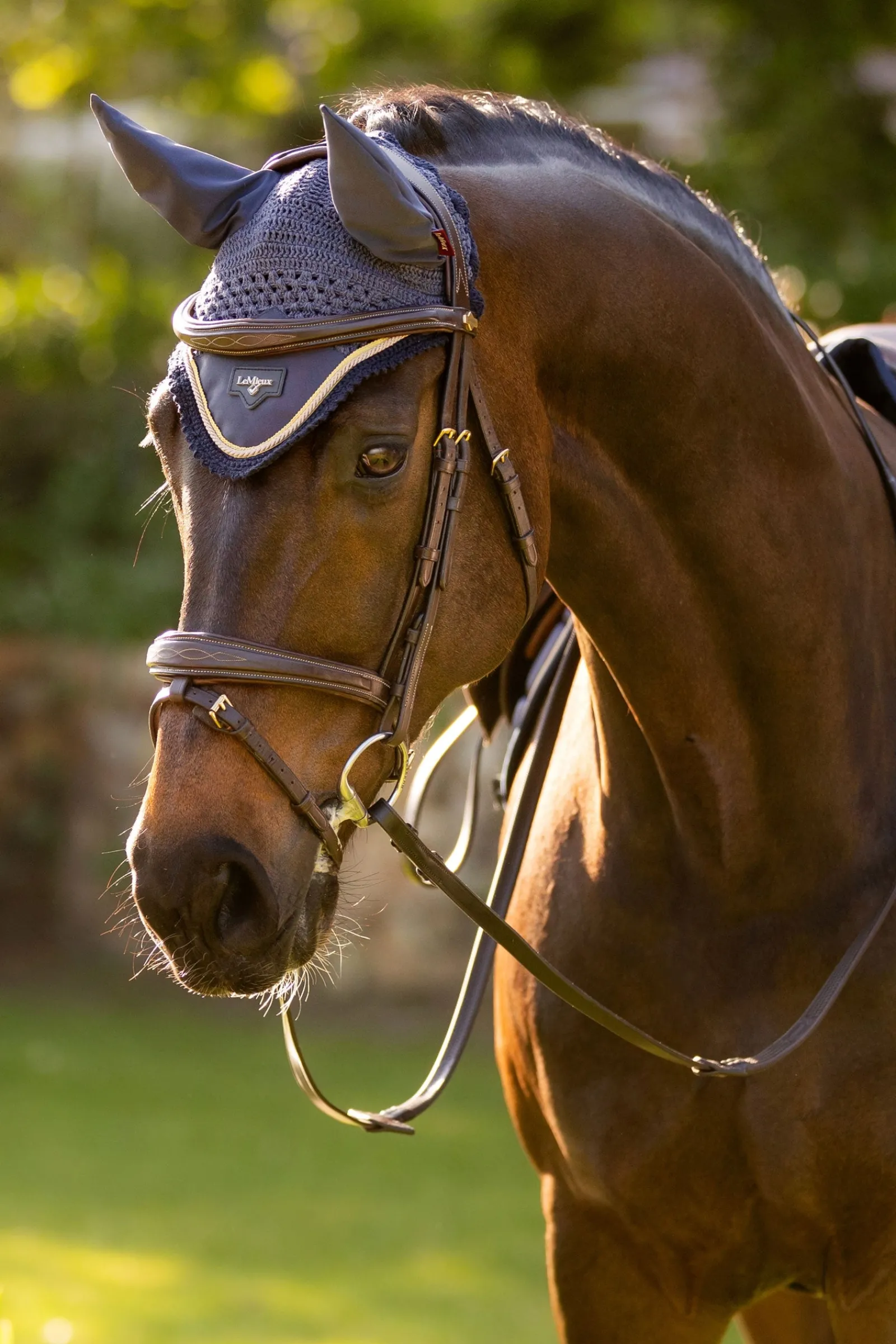 LeMieux Loire Satin Fliegenhaube* Ohrenhauben|Ohrenhauben