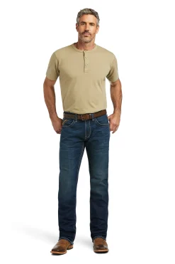 Ariat M5 Straight Stretch Remming Stackable Straight Leg Jeans*Herren Reithosen Für Herren