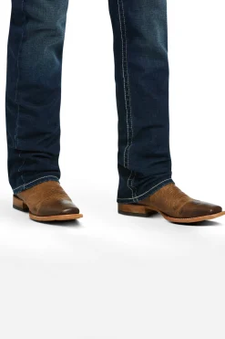 Ariat M5 Straight Stretch Remming Stackable Straight Leg Jeans*Herren Reithosen Für Herren