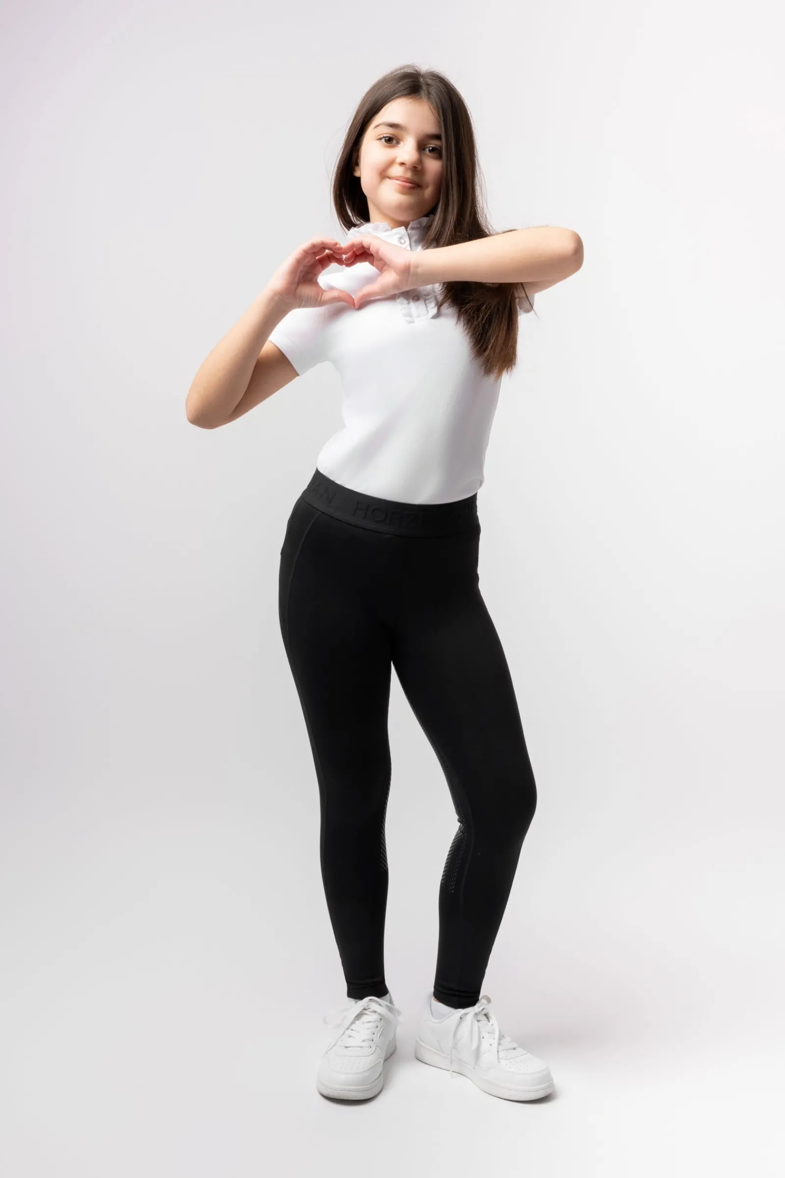 Horze Madison Kinder Reitleggings mit Silikonvollbesatz*Kinder Reitleggings Für Kinder