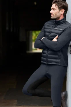 ELT Matteo Classic Herrenreithose mit Vollbesatz aus Kunstleder*Herren Reithosen Für Herren