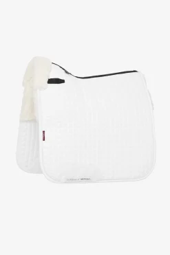 LeMieux Merino+ Dressurschabracke mit Wildleder-Effekt, halb gefüttert* Dressurschabracken
