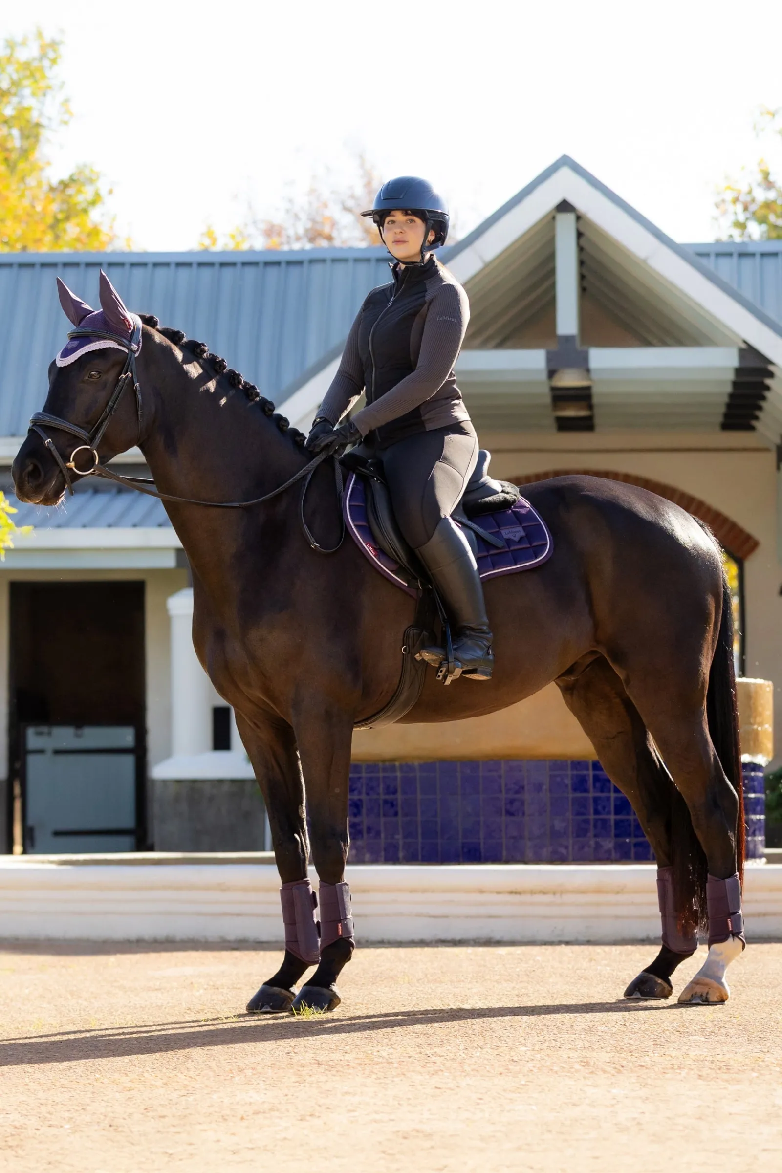 LeMieux Merino+ Loire Classic Close Contact Satteldecke* Spring- & Vielseitigkeitsschabracken