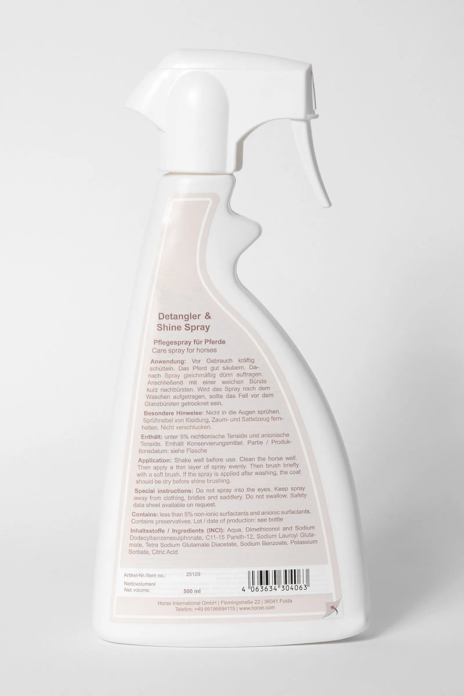 Horze Mähnen- und Schweif Glanz Spray, 500ml* Haar- & Mähnen- & Schweifpflege