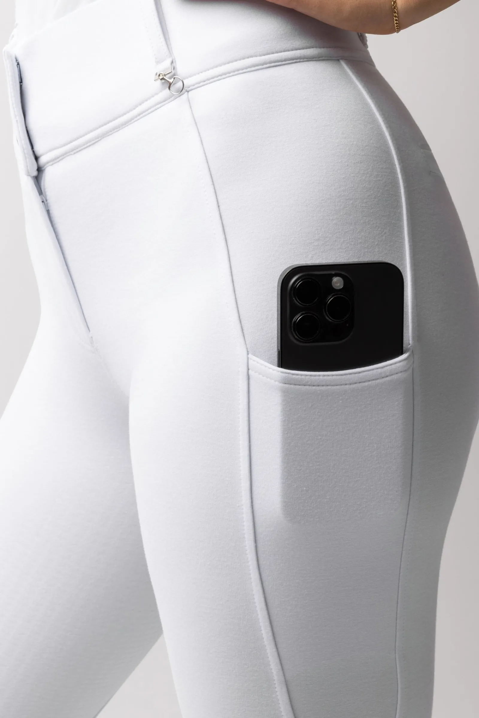 Horze Mira Damen Reithose mit Vollbesatz und hohem Bund*Damen Reithose Für Damen Mit Vollbesatz