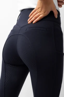 Horze Mira Damen Reithose mit Vollbesatz und hohem Bund*Damen Reithose Für Damen Mit Vollbesatz