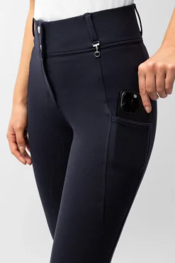 Horze Mira Damen Reithose mit Vollbesatz und hohem Bund*Damen Reithose Für Damen Mit Vollbesatz