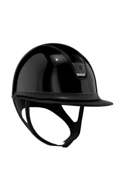 Samshield Miss Shield Glossy mit schwarzem Kristallwappen 2.0* Reithelme