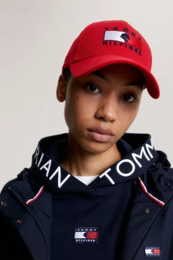 Tommy Hilfiger Equestrian Montreal Wasserabweisende Flaggenlogo-Kappe* Caps & Mützen
