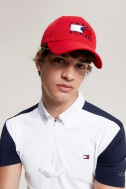 Tommy Hilfiger Equestrian Montreal Wasserabweisende Flaggenlogo-Kappe* Caps & Mützen