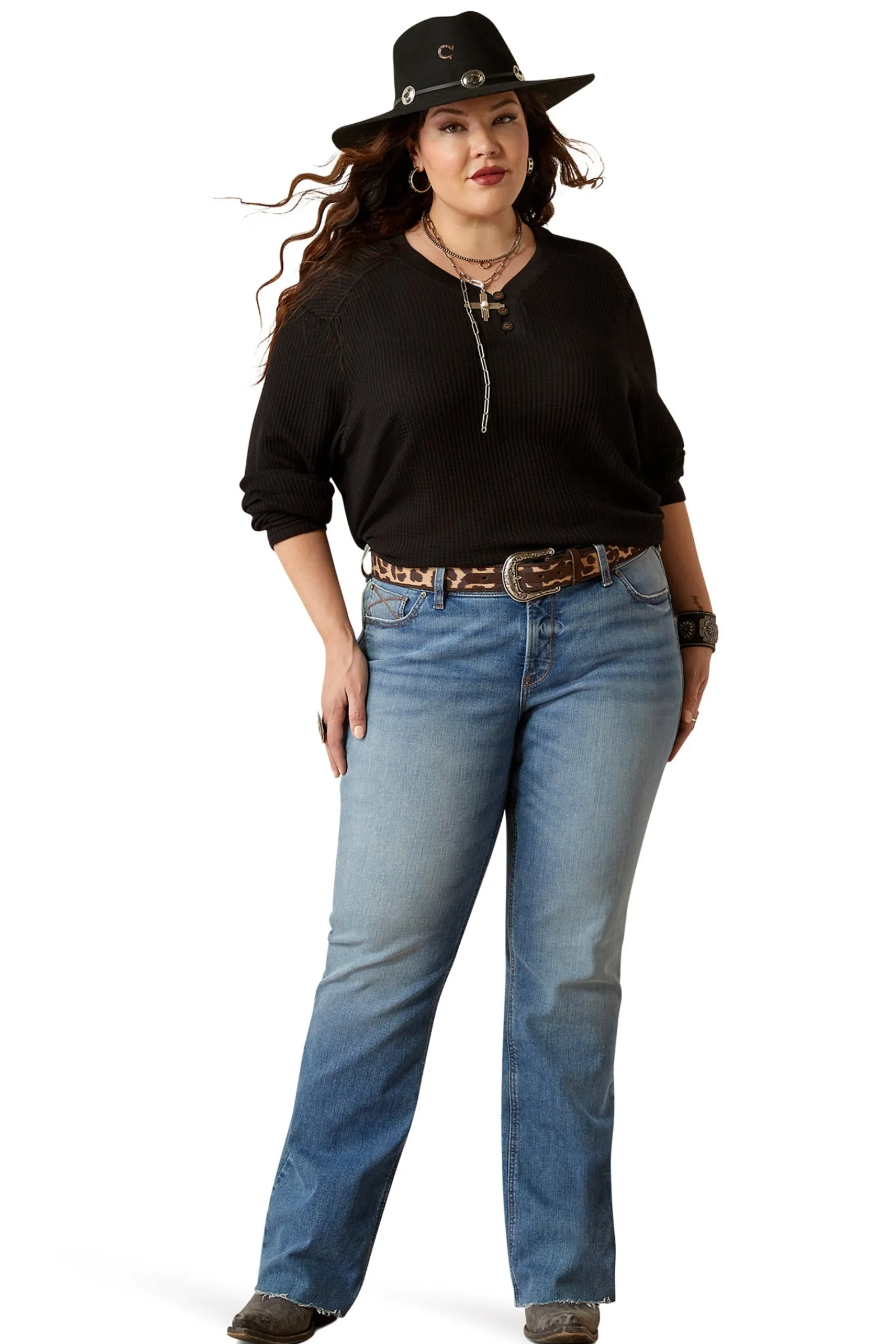 Ariat MR Allison Boot Cut Jeans*Damen Reithose Für Damen Mit Vollbesatz