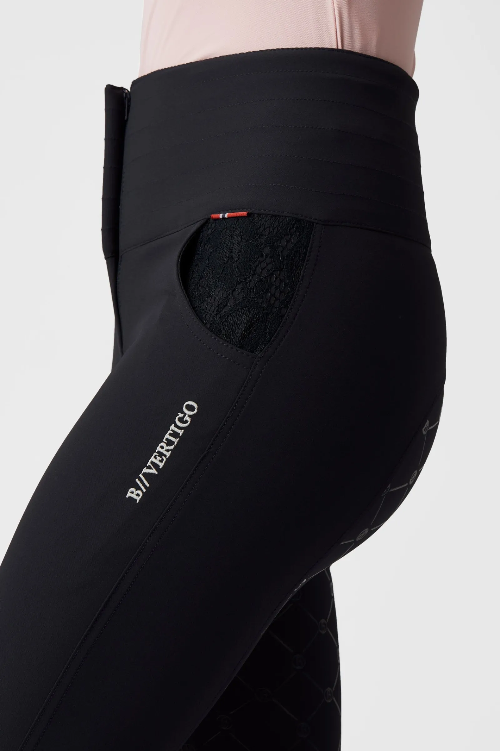 B Vertigo Natalia Damen Reithose mit Spitzentaschen*Damen Reithose Für Damen Mit Vollbesatz