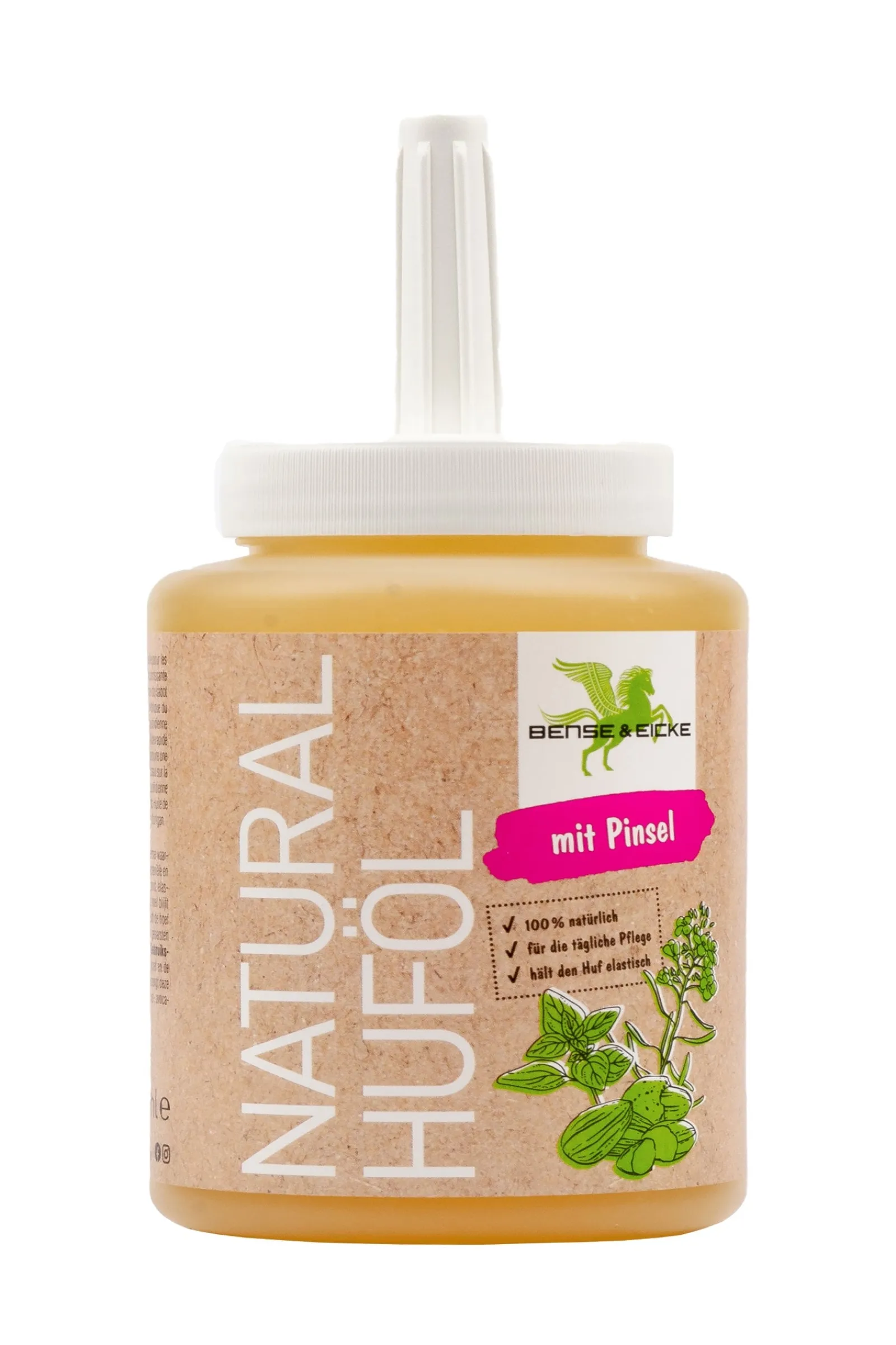 Bense & Eicke Natural Huföl mit Pinsel, 450ml* Hufpflege