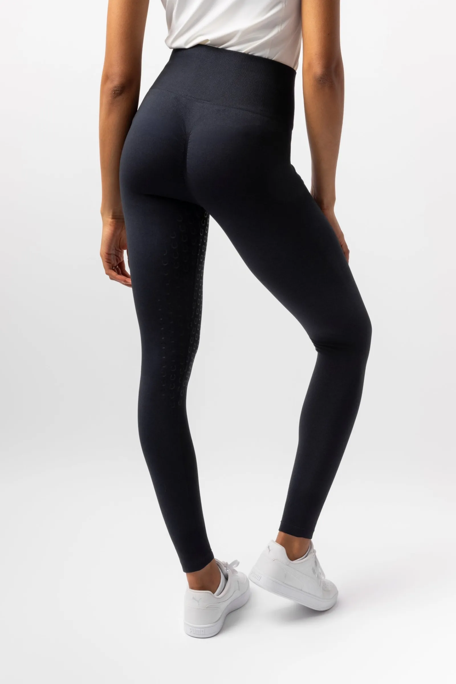 Horze Nessa Nahtlose Vollbesatz Scrunch Reitleggings*Damen Reitleggings Für Damen