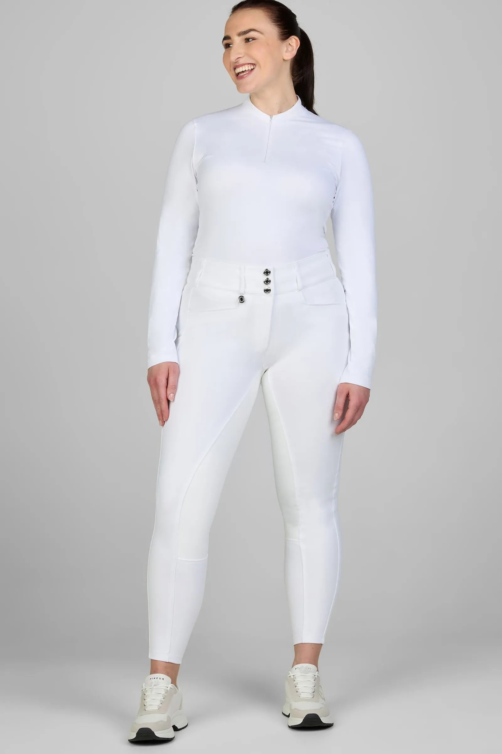 Pikeur New Candela Reithose mit Hohem Bund*Damen Reithose Für Damen Mit Vollbesatz