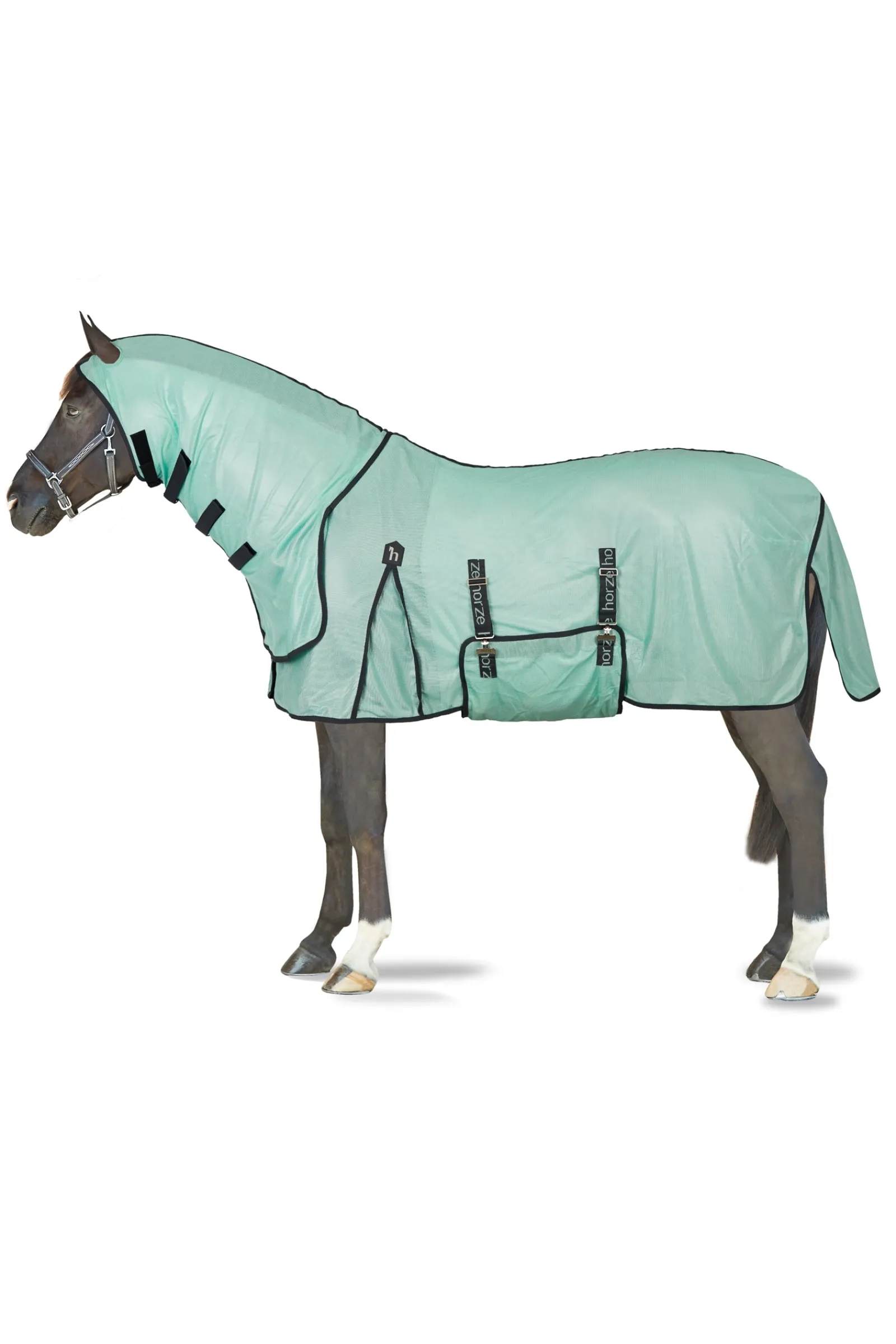 Horze Paso Fino Fliegendecke mit Halsteil und UV Schutz* Ekzemerdecken Und -Masken