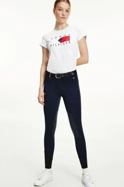 Tommy Hilfiger Equestrian Performance Damen Reithose mit Kniebesatz mit Grip*Damen Reithose Für Damen Mit Kniebesatz