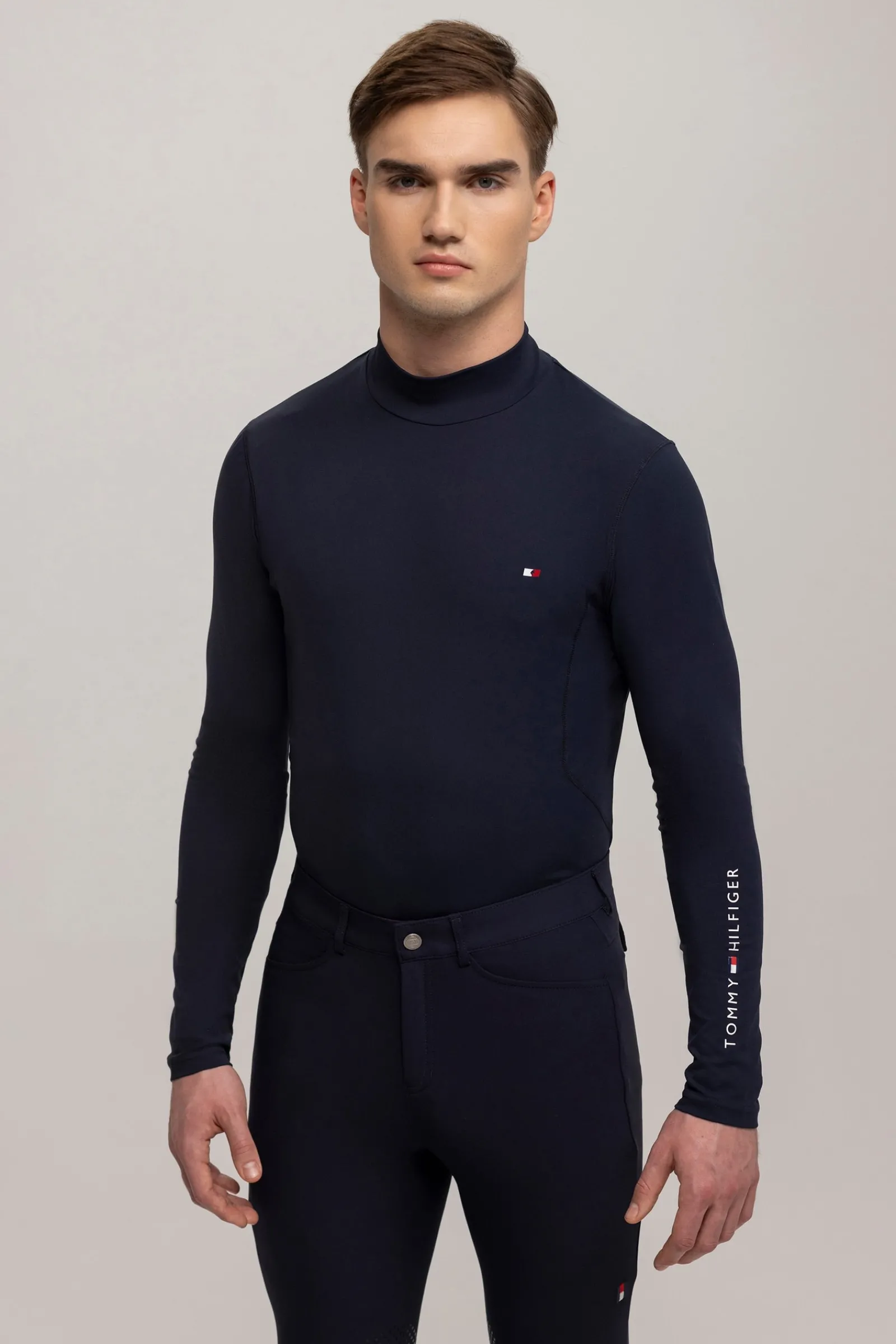 Tommy Hilfiger Equestrian Phoenix Herren Stehkragen Langarmshirt*Herren Shirts & Polos Für Herren